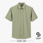 پیراهن آستین کوتاه ساده باکسی